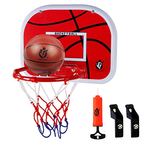 DREAMON Basketballkorb fürs Zimmer , Kinder Mini Basketball Korb Set mit Ball Netz und Luftpumpe Indoor-Sportspielzeug