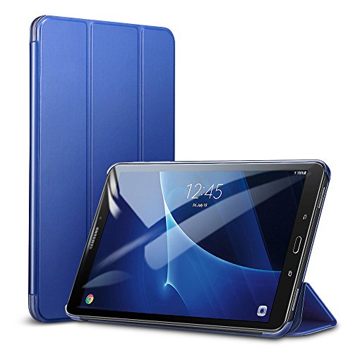 ESR Hülle kompatibel mit Samsung Galaxy Tab A 10.1 Hülle 2016, Leichte Ultra Dünn Schutzhülle mit [Auto Schlaf-/Aufwachfunktion] [Standfunktion] Smart Case Cover für T580/T580N/T585N - Blau