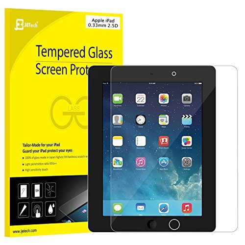 JETech Schutzfolie für iPad 2 3 4 Panzerglas Gehärtetem Glas Displayschutz