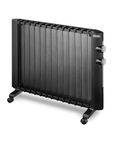 DeLonghi HMP 2000 Wärmewelle Heizgerät (Für Räume bis zu 60 m³, 2000 Watt) schwarz