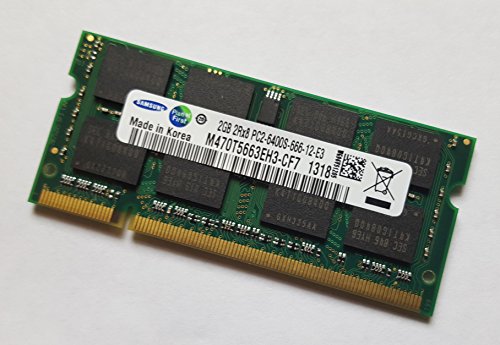 2GB (1x 2GB) DDR2 800MHz (PC2 6400S) SO Dimm Notebook Laptop Arbeitsspeicher RAM Memory Samsung Hynix Micron