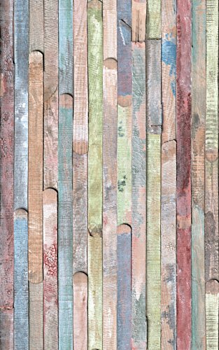 d-c-fix, Folie, deco, Design Rio buntes Holz, selbstklebend, 67,5 x 200 cm