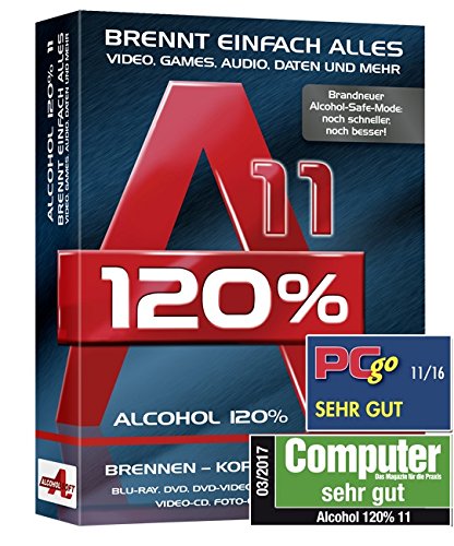 Alcohol 120% 11 - Brennt und Kopiert einfach alles - Videos, Games, Audio, Daten und Mehr