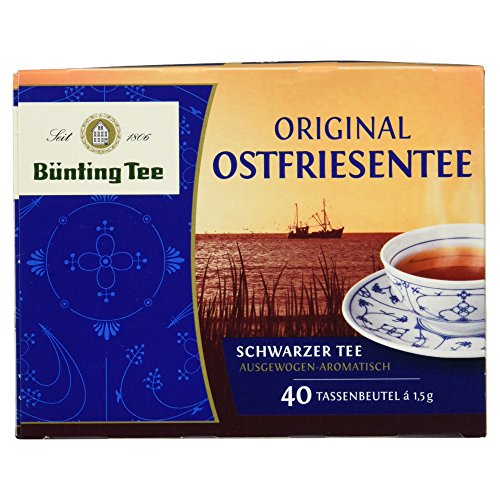 Bünting Tee Original Ostfriesentee Schwarzer Tee, 40 Teebeutel