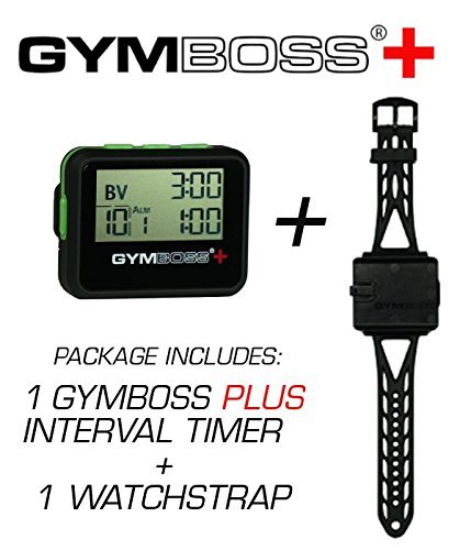 Gymboss Plus Intervall Timer und Stoppuhr Uhrenarmband - Bundle