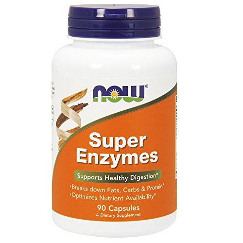 Now Foods | Super Enzyme | Unterstützt die Verarbeitung von Fetten, Proteinen und Kohlenhydraten | 90 Kapseln