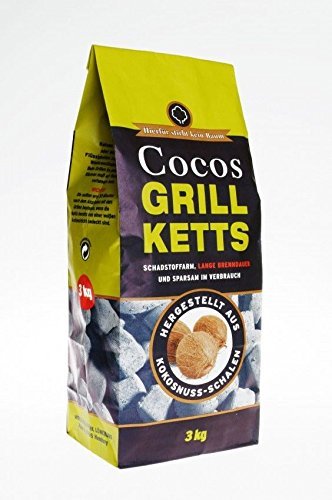 Cocos-Grillketts - ökologische Grill Briketts
