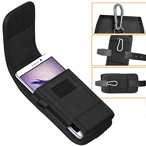 ykooe Handy Tasche Gürteltasche Nylon Hüftentasche für iPhone/Huawei/Honor/Samsung Galaxy A70/A40/A50/A20E/S10 Handytsche