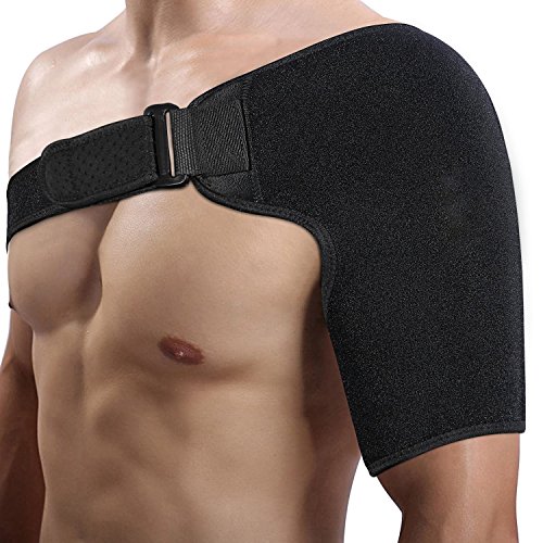 DOACT Neopren Verstellbare Schulterbandage für Rotatorenmanschette Verletzungen,Reduziere Schulterschmerzen. Schulterwärmer passend für Linke und Rechte Schulter, für Männer & Frauen