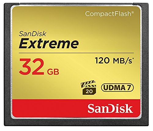 SanDisk Extreme CompactFlash UDMA7 32GB bis zu 120 MB/Sek Speicherkarte