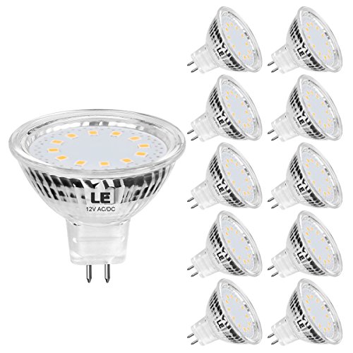 LE GU5.3 LED Lampe, 3.5W 330 Lumen LED Leuchtmittel, 2700 Kelvin Warmweiß ersetzt 35W Halogenlampen, 10er Pack