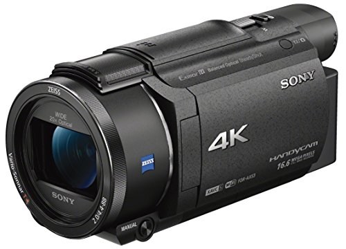 Sony FDRAX53.CEN  Ultra HD Camcorder (20-fach optischer Zoom, 5-Achsen BOSS Bildstabilisation, NFC) schwarz