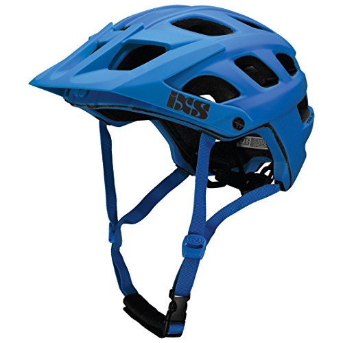 IXS Trail Helm MTB Unisex Erwachsene, Blau Neon, 58-62 cm