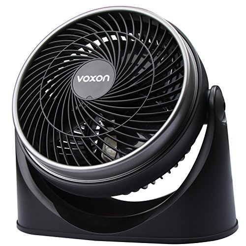 Tischventilatoren, VOXON Tisch-/Wand-Ventilator Kraftvoller und geräuscharmer Turbo-Ventilator