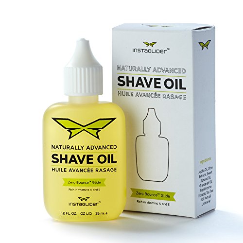 Instaglider Natürliches Rasieröl für eine Glatte Rasur Ohne Widerstände - Pre-Shave-Öl für die Intimrasur, Beine, Empfindliche Haut - Verhindert Rasurbrand, Rötungen, Reizungen, Irritationen, Pickel