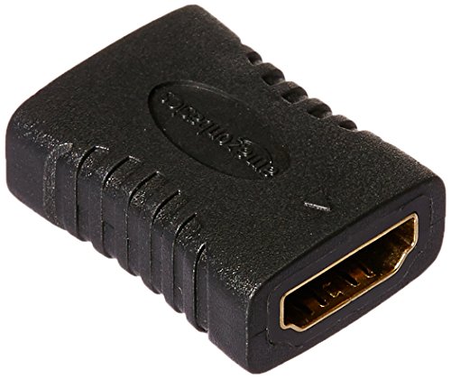 AmazonBasics - HDMI-Adapter, 2er-Pack, 29 x 22mm, Schwarz