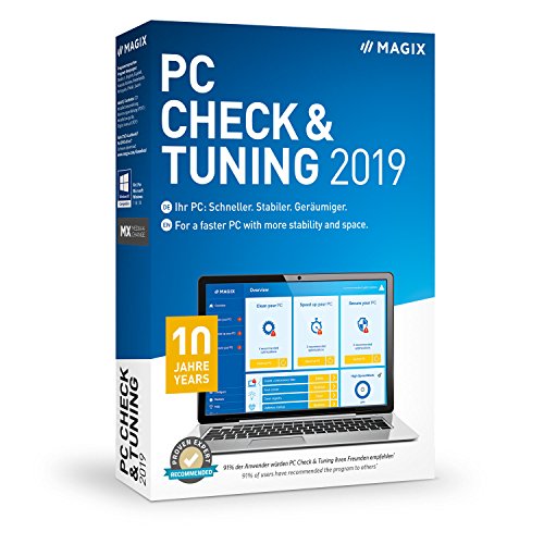 MAGIX PC Check & Tuning – Version 2019 – Macht Ihren PC: Schneller. Stabiler. Geräumiger. PC