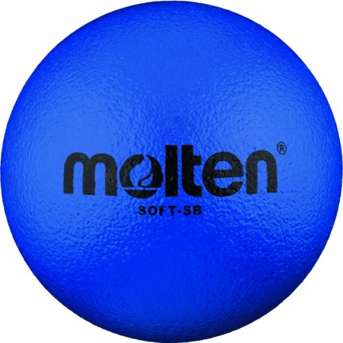 Molten Ball Softball Fußball Soft-SB, Blau, Ã˜ 180 mm, Blau, 130g, Durchmesser 180mm, Soft-SB