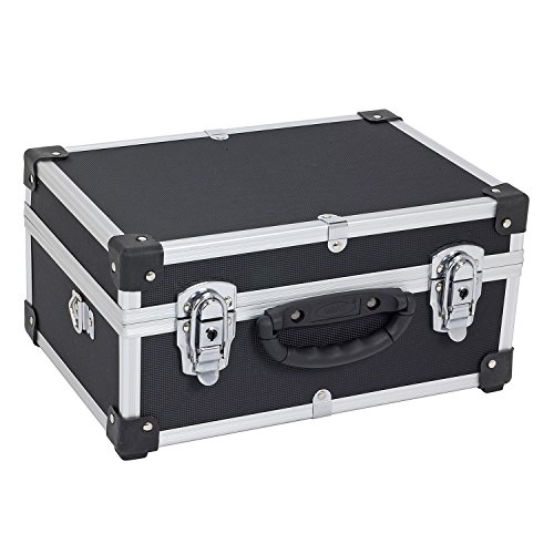 PRM10106B Alukoffer Aluminiumkiste Werkzeugkiste Lagerbox Leergewicht 2600g VARO Farbe schwarz