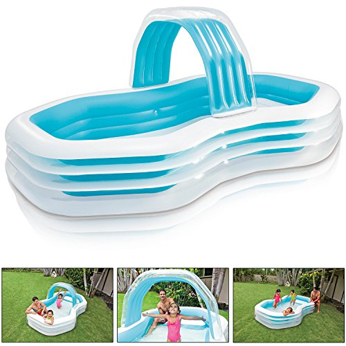 Intex Family Lounge Pool Schwimmbad aufblasbar Familienpool 310x188x130cm 57198