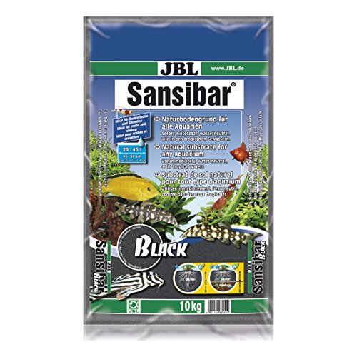 JBL Bodengrund Dunkel für Süßwasser Aquarien, Sansibar Dark 10 kg, 67051