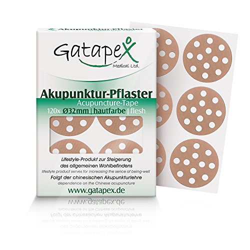 Exklusive Weltneuheit: Gatapex Akupunkturpflaster, Form: rund, klein, Hautfarbe