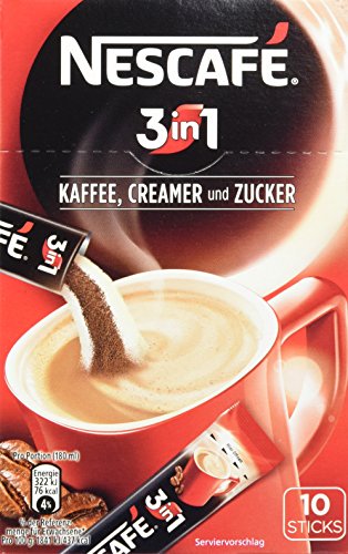 Nescafé 3in1, Löslicher Kaffee 8er Pack, (8 x 10 x 17,5g Sticks)