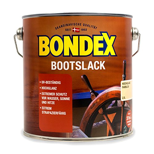 Bondex – Bootslack 2.5L Schicht transparent farblos UV-Lack