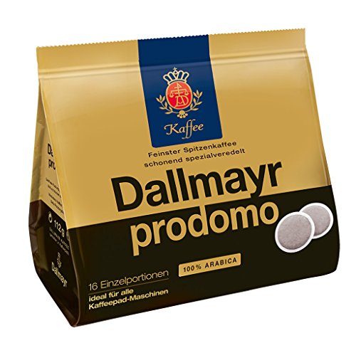 Dallmayr Kaffee Prodomo Kaffeepads, 5er Pack (5 x 16 Pads)