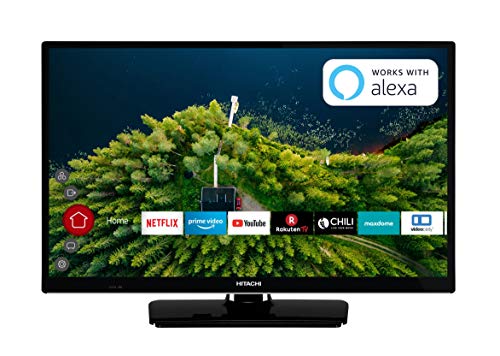 HITACHI H24E2000 61 cm (24 Zoll) Fernseher (HD Ready, Smart TV, Prime Video, Works with Alexa, Triple-Tuner, PVR)