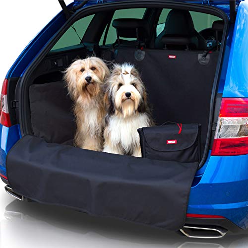 BARTSTR Hochwertige Kofferraumschutzdecke Hund - Ideale Kofferraumdecke für Deinen Hund mit Stoßstangenschutz - Auto Kofferraumschutz mit Seitenschutz