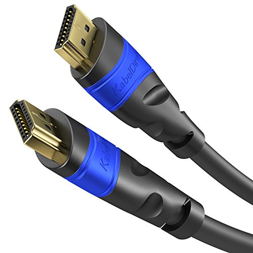 KabelDirekt 2m HDMI Kabel / kompatibel mit HDMI 2.0a/b u. abwärtskompatibel (Ultra HD, 4K, 3D, Full HD, 1080p, HDR, ARC, Highspeed mit Ethernet) - TOP Series