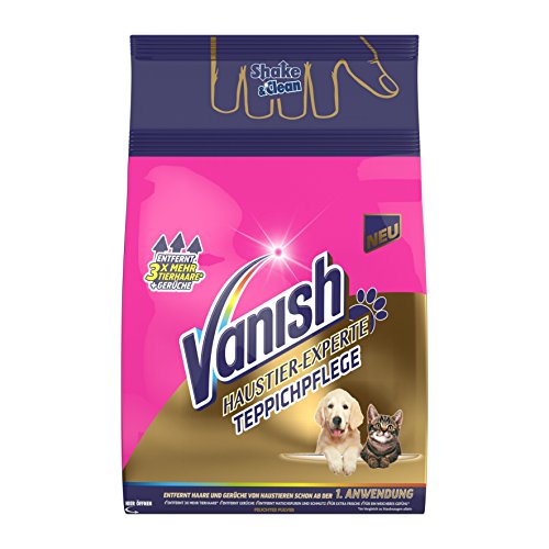 Vanish Haustier-Experte, Teppichreinigung und Polsterpflege, Teppichpulver, 750 g