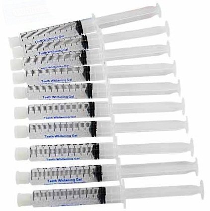 Teeth Whitening Gel 10x syringes SUPER VALUE by SaveOnMakeup, 4-9 shades Whiter With American Teeth Whitening Formula Gel