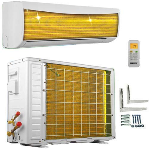 A++/A++ ECO Smart Inverter Golden-Fin 12000 BTU 3,5 kW Split Klimaanlage mit Wärmepumpe INVERTER Klimagerät und Heizung