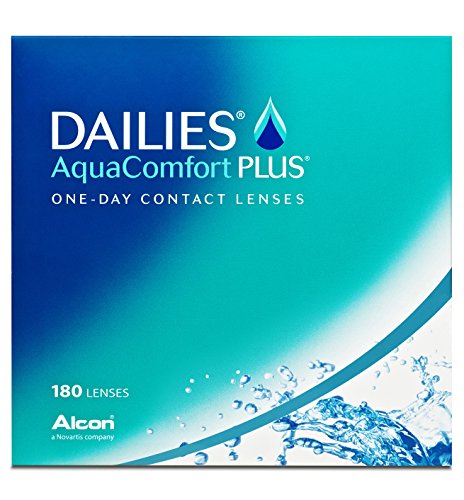 Dailies AquaComfort Plus Tageslinsen weich, 180 Stück / BC 8.7 mm / DIA 14 / -3 Dioptrien