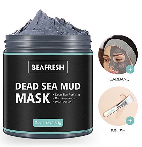 Natürliche Schlammmaske aus dem Toten Meer - Gesichtsmasken Körperreinigung Entspannende Detox-Behandlung Reduzieren Sie die Poren Reinigende Gesichtsmaske für Akne Mitesser Fettige Haut mit