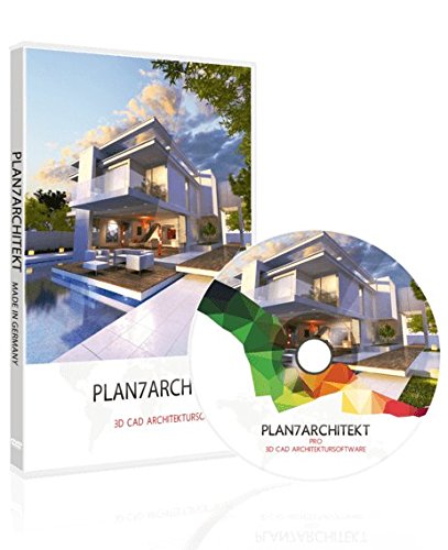 Plan7Architekt Pro 2018 - Profi 2D/3D CAD Hausplaner & Architektur Software / Programm, einsetzbar als Raumplaner, Einrichtungsplaner, Badplaner, Küchenplaner, zur 3D Visualisierung & Elektroplanung