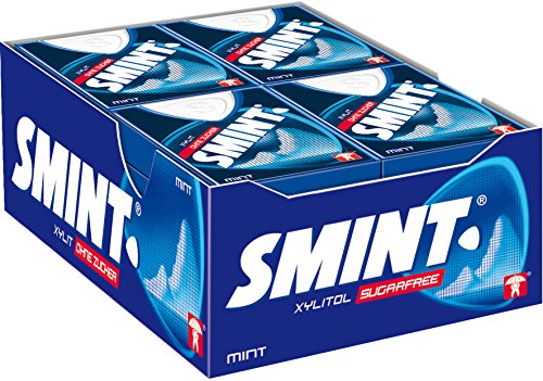 SMINT Mint | 12 Dispenser mit Pfefferminze-Pastillen | Zuckerfreie Zahnpflege