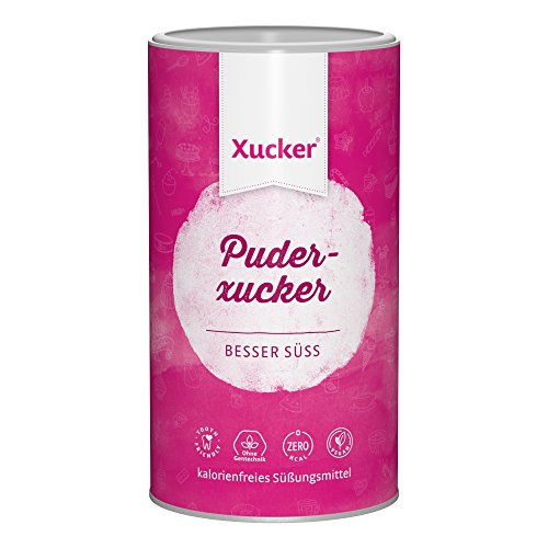 Xucker 700g kalorienfreie natürliche Puderzucker-Alternative, Erythrit aus Frankreich, Puder-Xucker