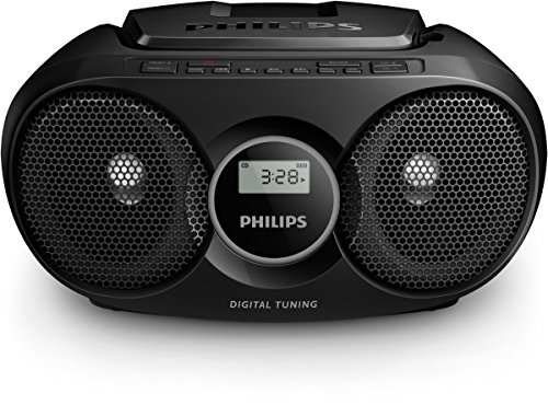 Philips AZ318B CD-Player (USB, MP3, Radio) schwarz