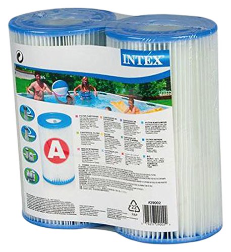 Intex 0775431 Filterpatrone für Schwimmbecken blau 10,8 x 21,6 x 20,3 cm - 2er Set