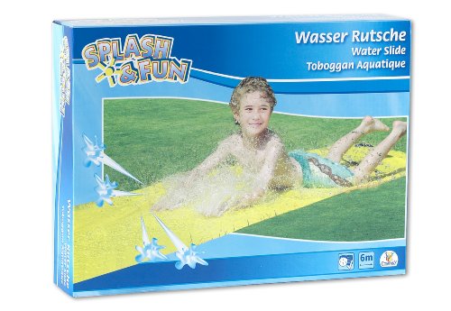 The Toy Company Splash & Fun Wasserrutsche, gelb, ca. 600 x 80 cm