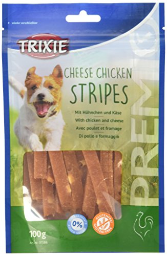 Trixie 31586 PREMIO Cheese Chicken Stripes, 100 g