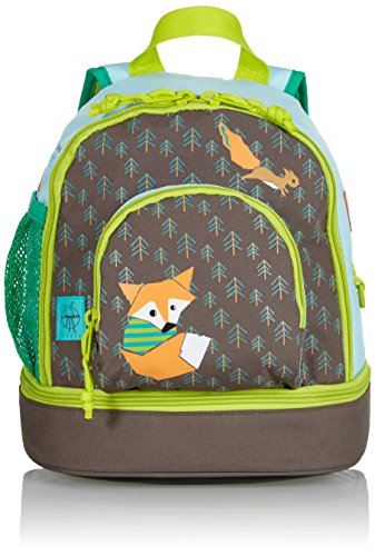 Lässig Mini Backpack Kinderrucksack Kindergartentasche, Brotdosenfach unten, Little Tree Fox