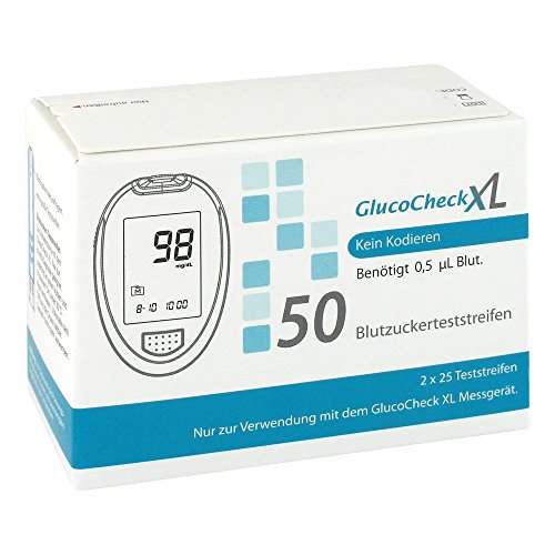 Gluco Check Xl Blutzuckerteststreifen 50 stk