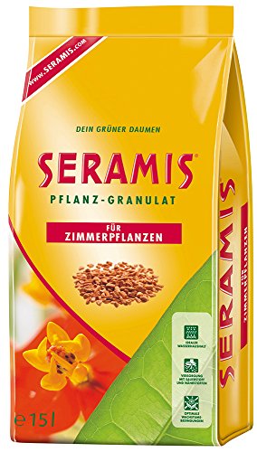 Seramis Ton-Granulat als Pflanzenerden-Ersatz für Topfpflanzen, Grün-, Blühpflanzen und Kräuter, Pflanz-Granulat, Ton-Farbe, 15 Liter