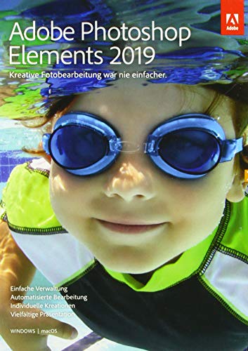 Adobe Photoshop Elements 2019 | Standard | PC/Mac | Disc