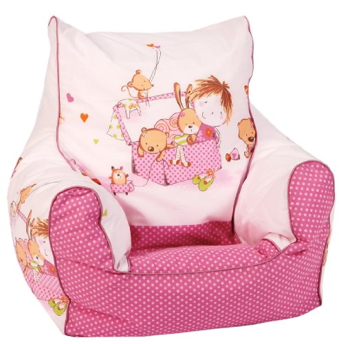knorr-baby 450167 Kindersitzsack Spielzimmer, rosa