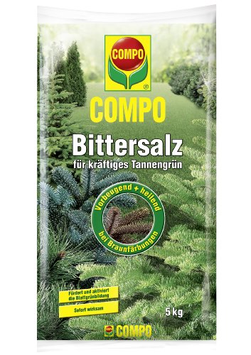 COMPO Bittersalz für alle Fichten, Tannen und andere Koniferen, Gartendünger, 5 kg